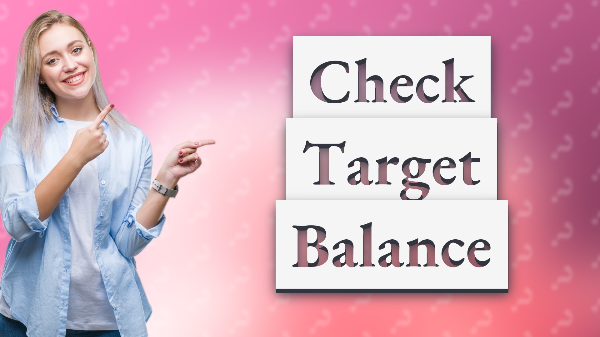 Check Target Balance