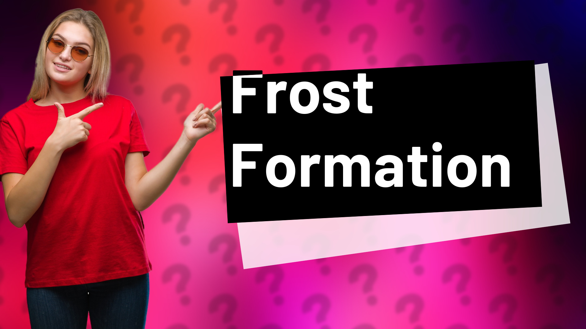 Frost Formation