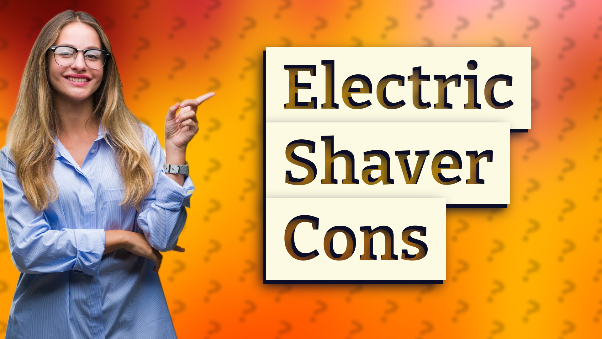 Electric Shaver Cons