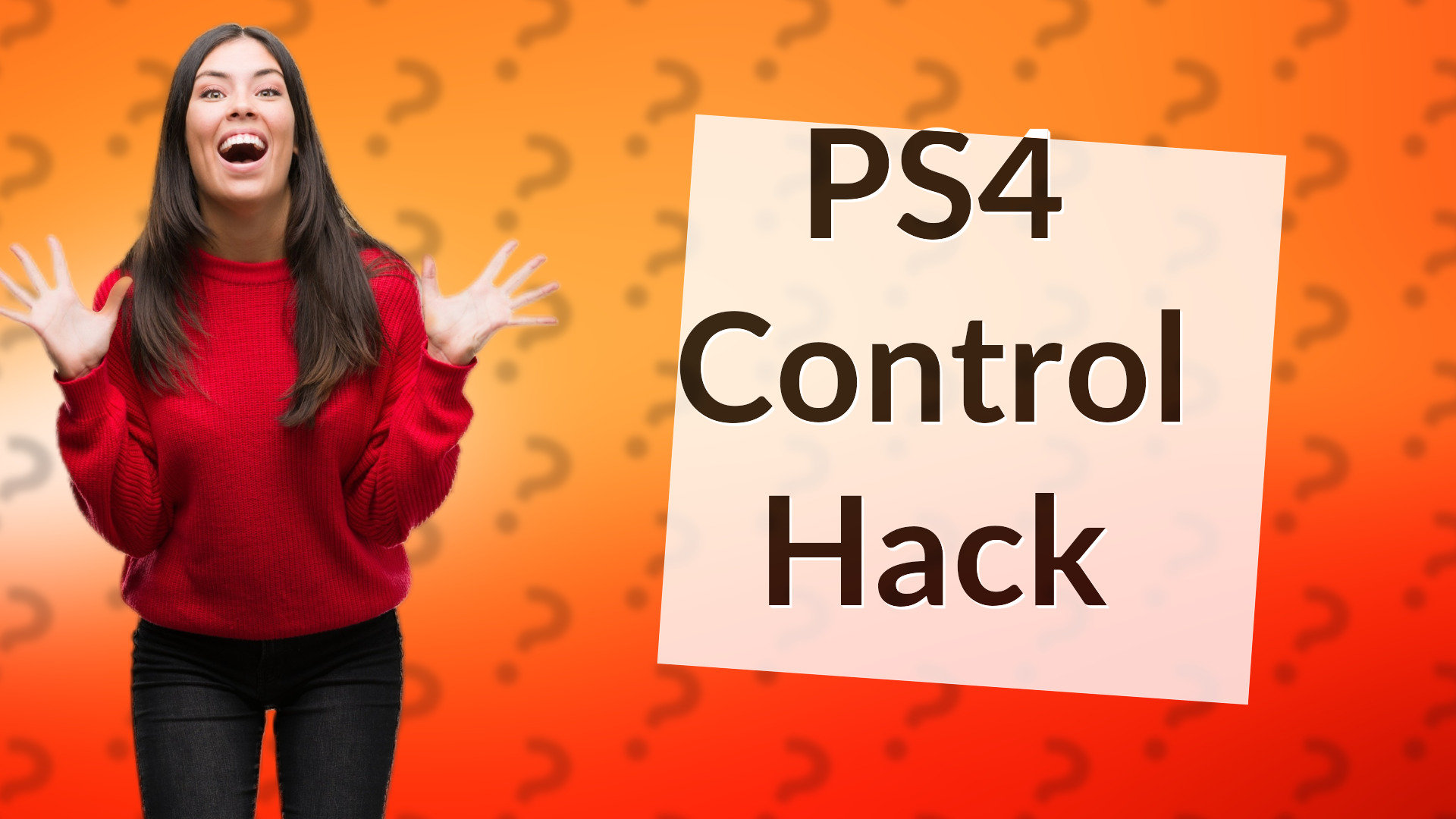 PS4 Control Hack