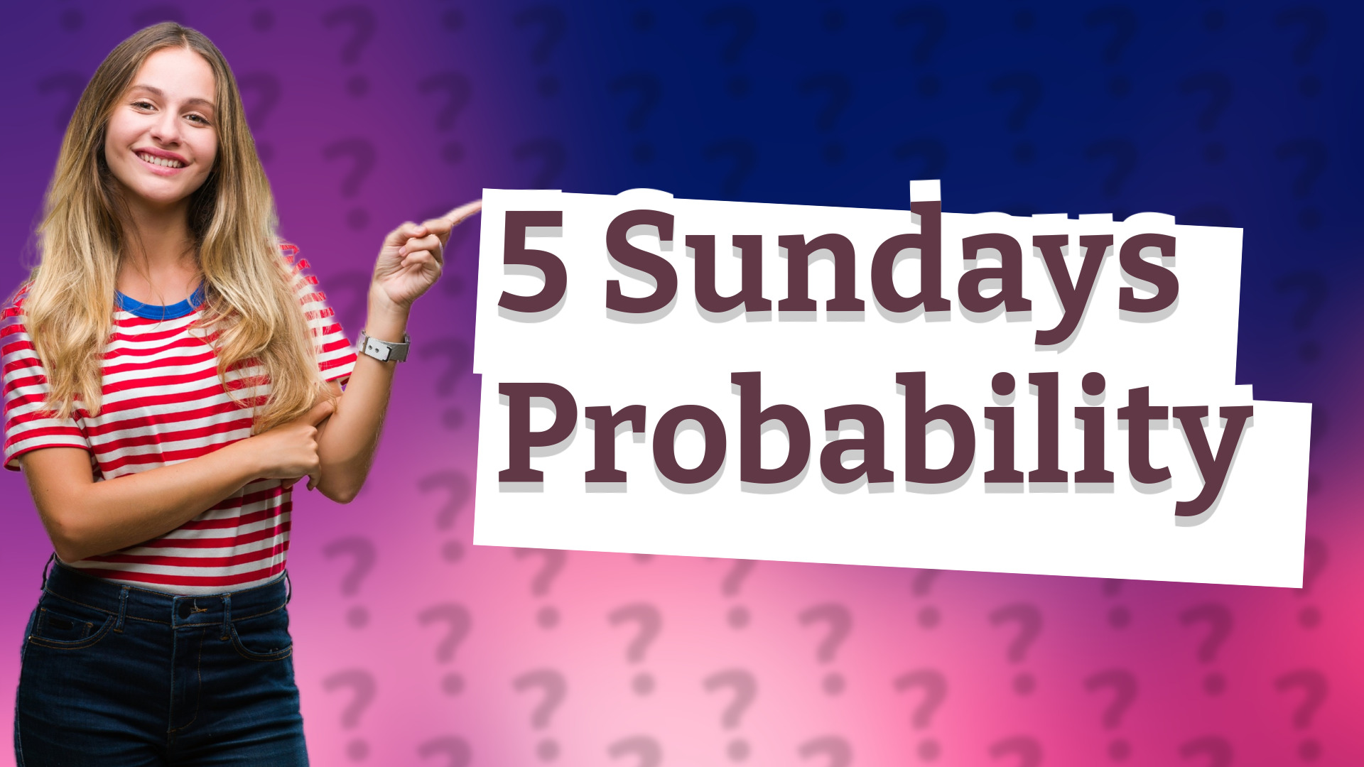 5 Sundays Probability