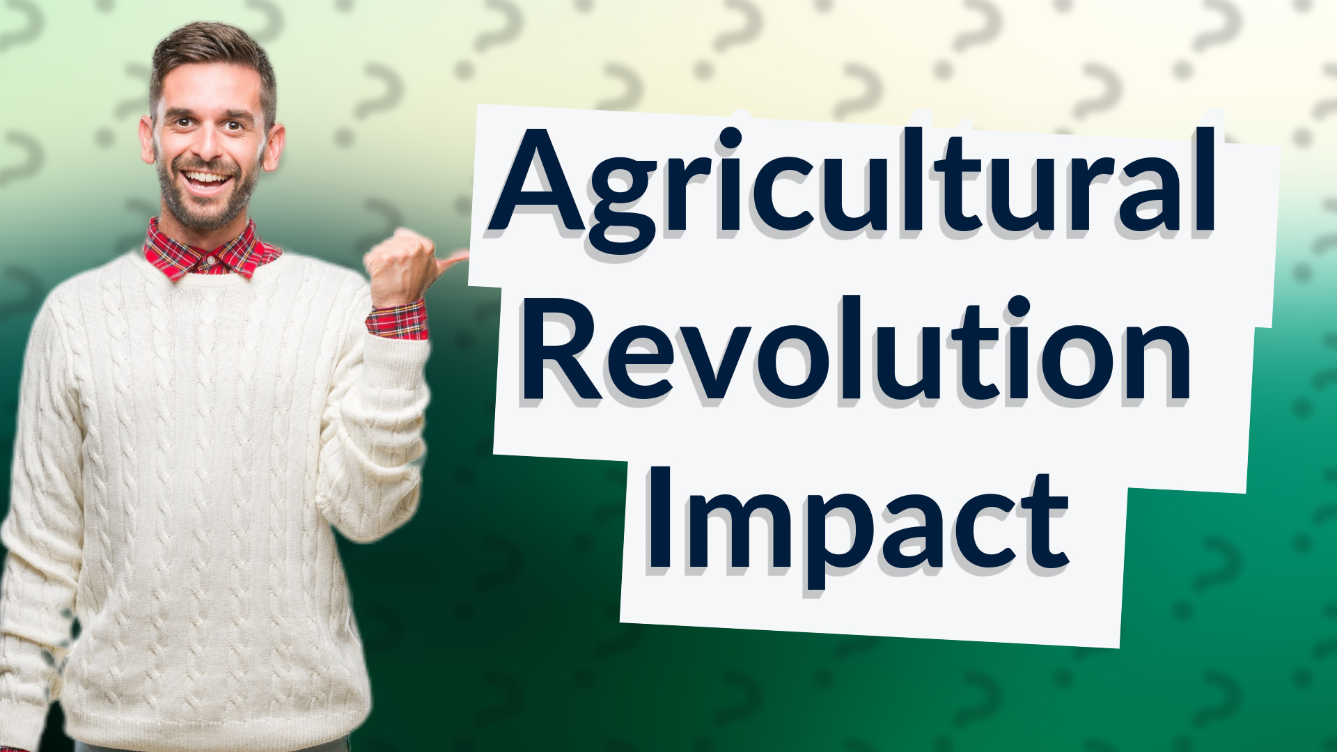 Agricultural Revolution Impact