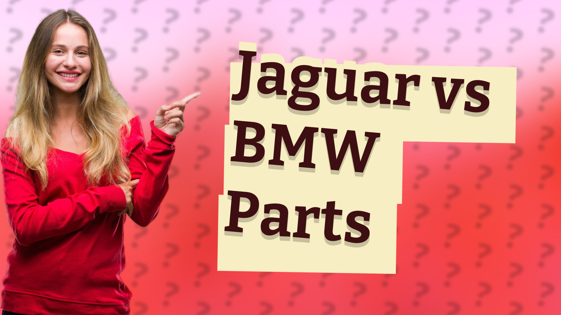 Jaguar vs BMW Parts