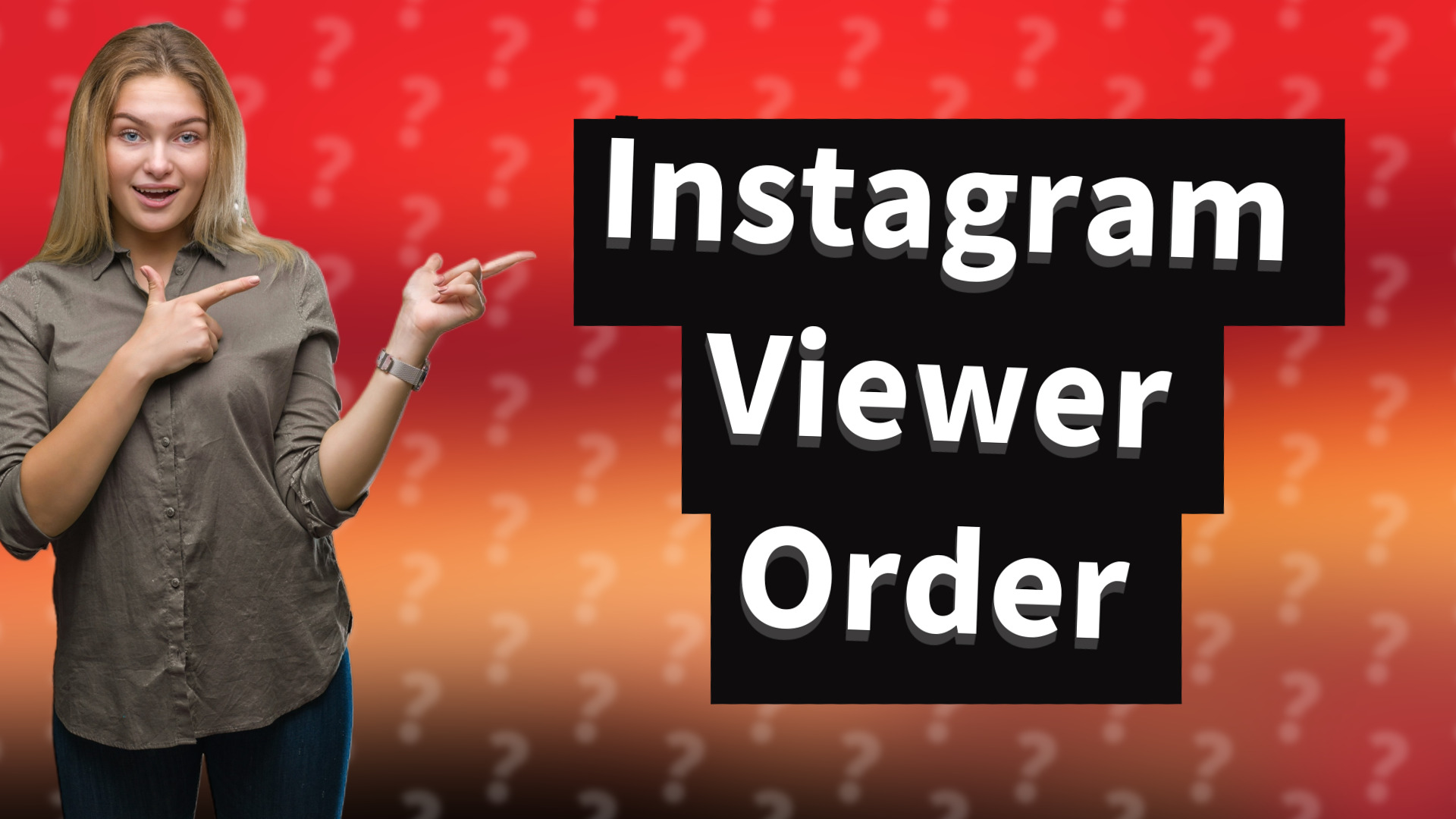 Instagram Viewer Order