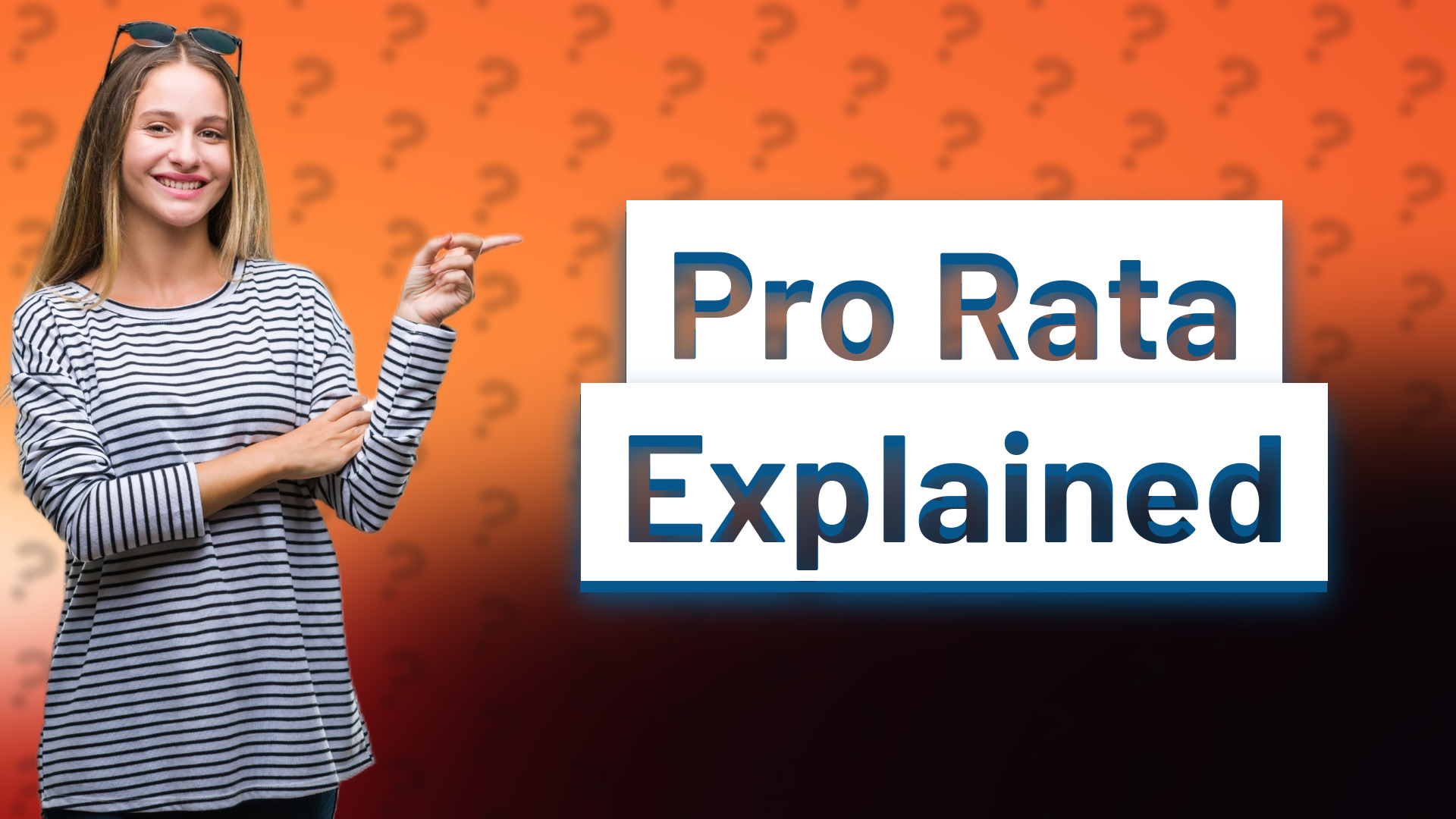 Pro Rata Explained