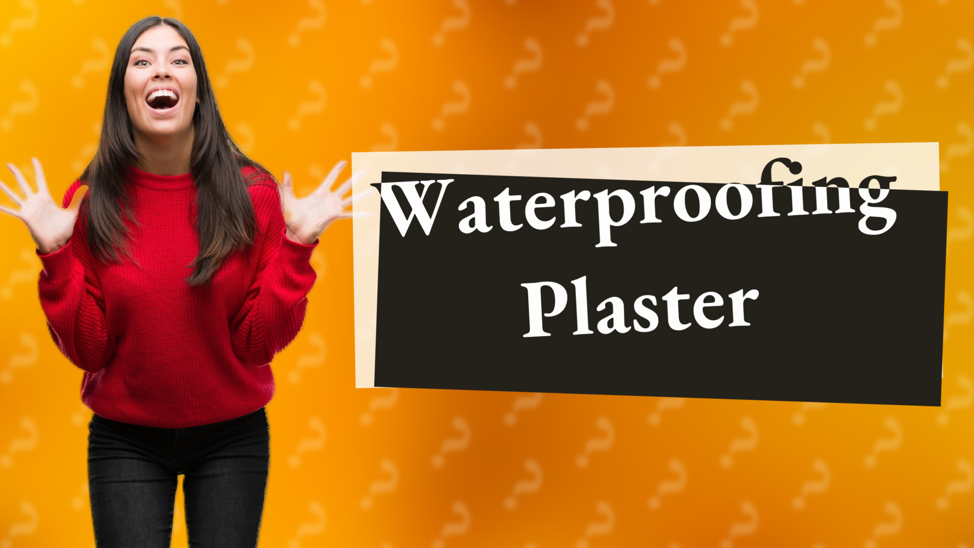 Waterproofing Plaster