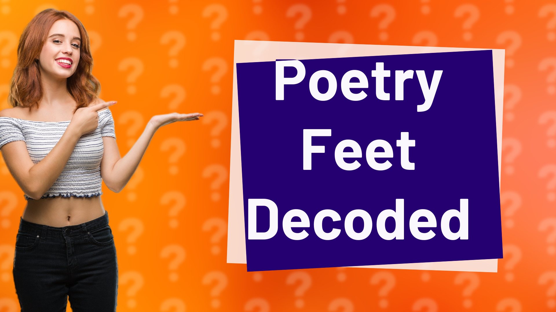 Poetry Feet Decoded