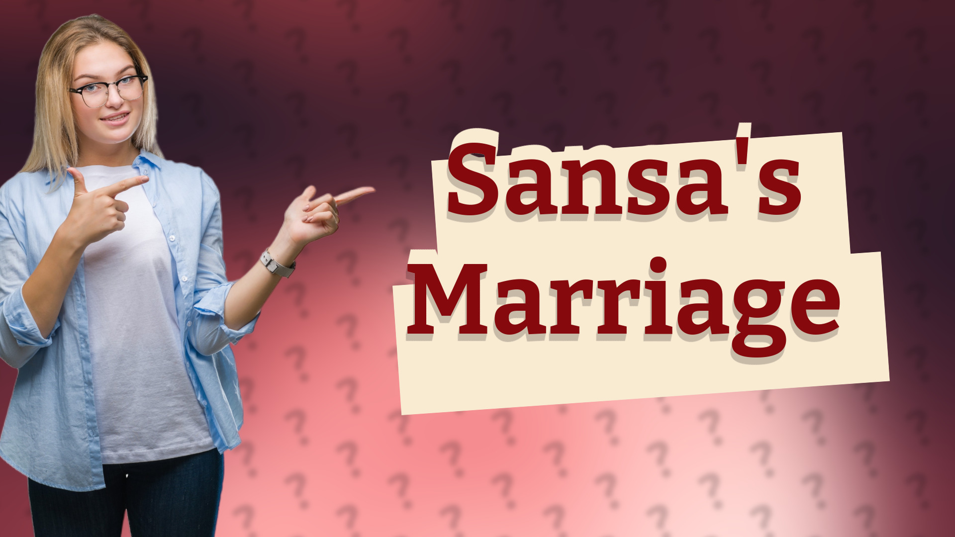 Sansa's Marriage