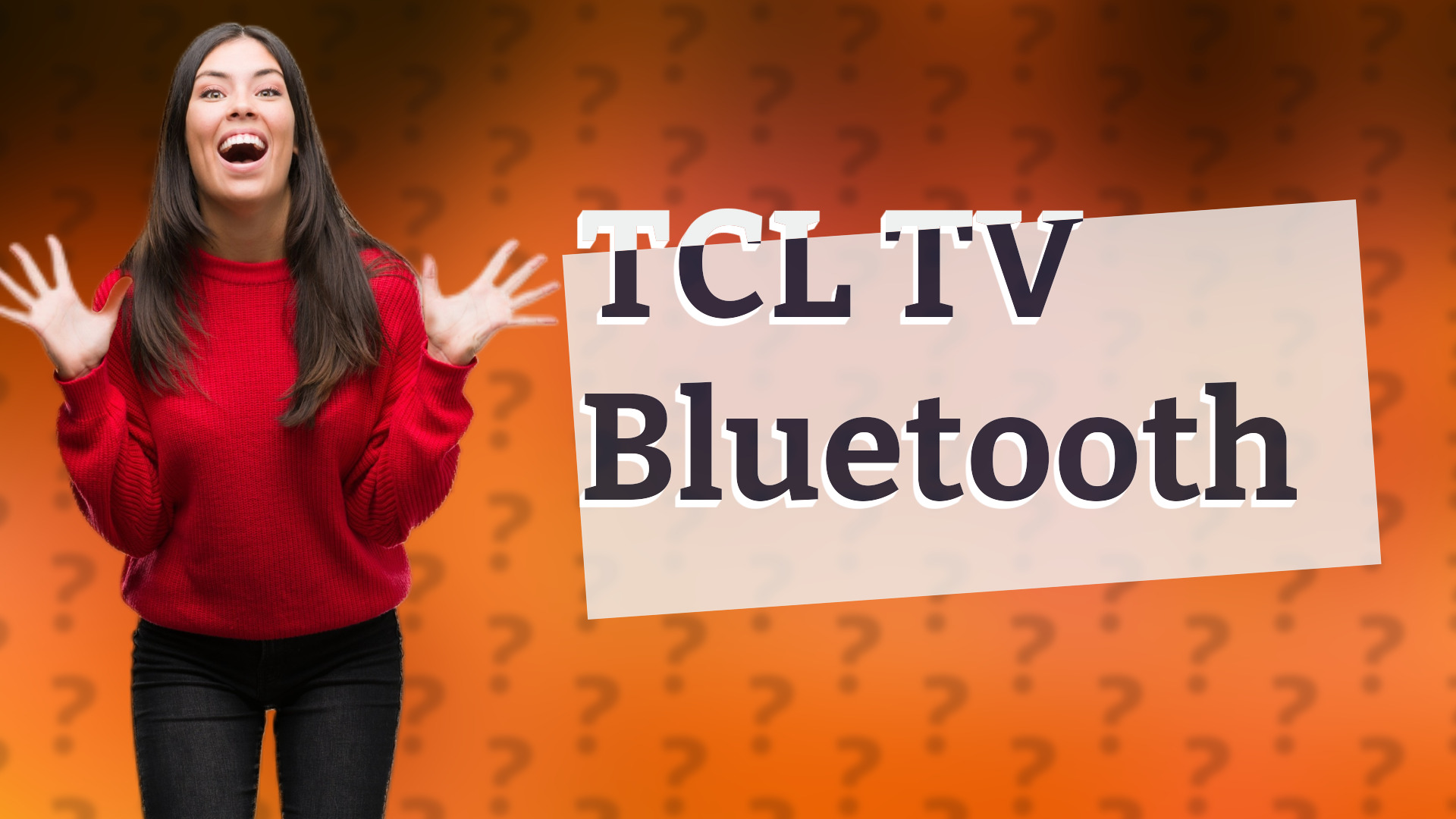 TCL TV Bluetooth