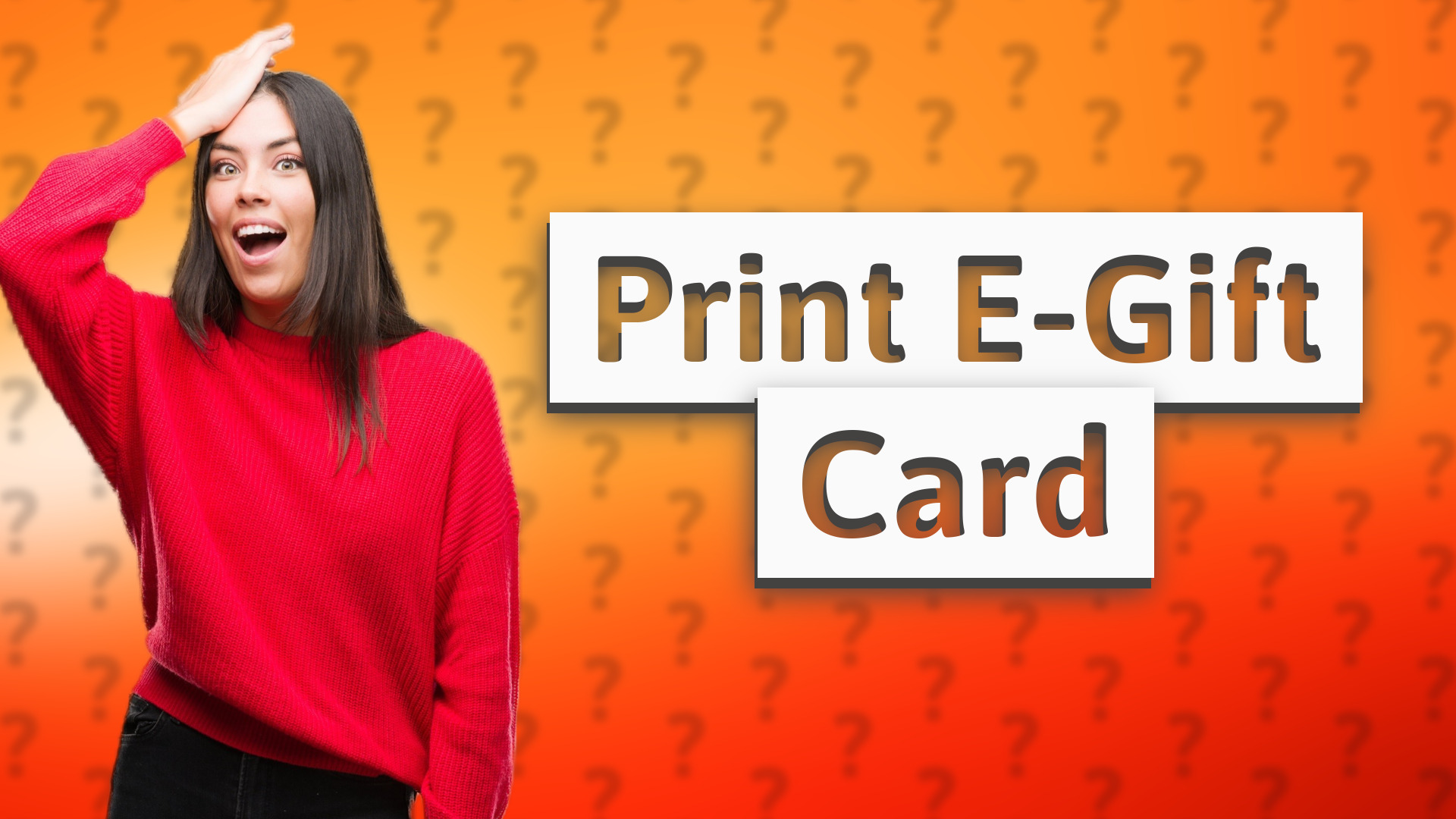 Print E-Gift Card