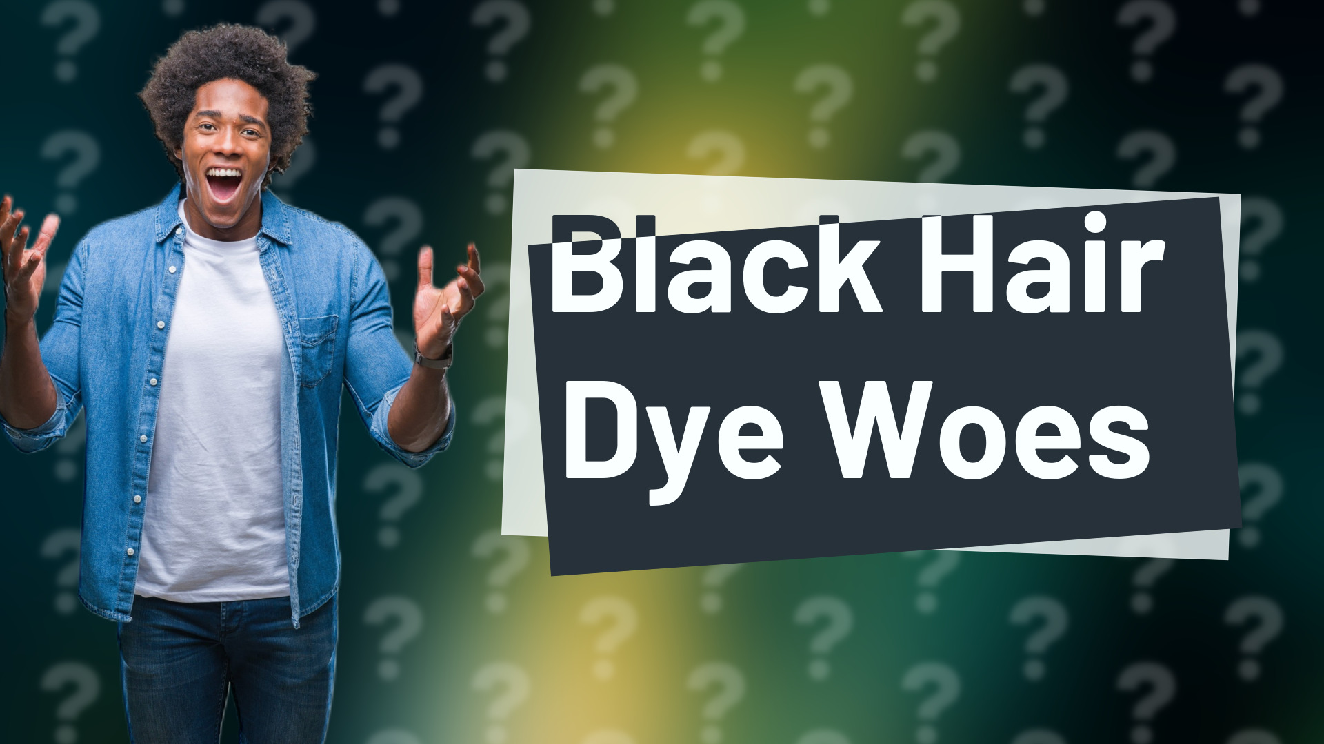 Black Hair Dye Woes