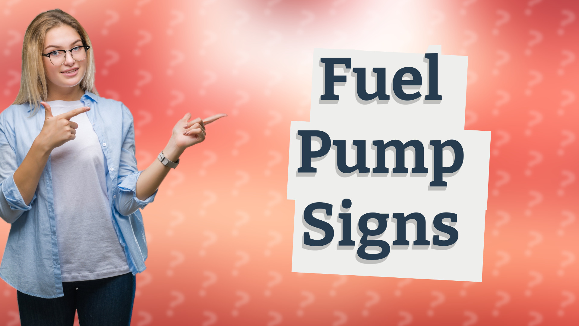 Fuel Pump Signs