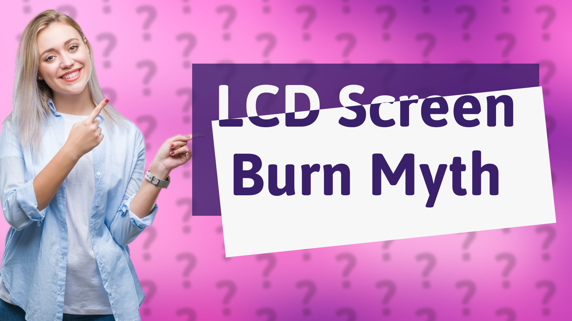 LCD Screen Burn Myth