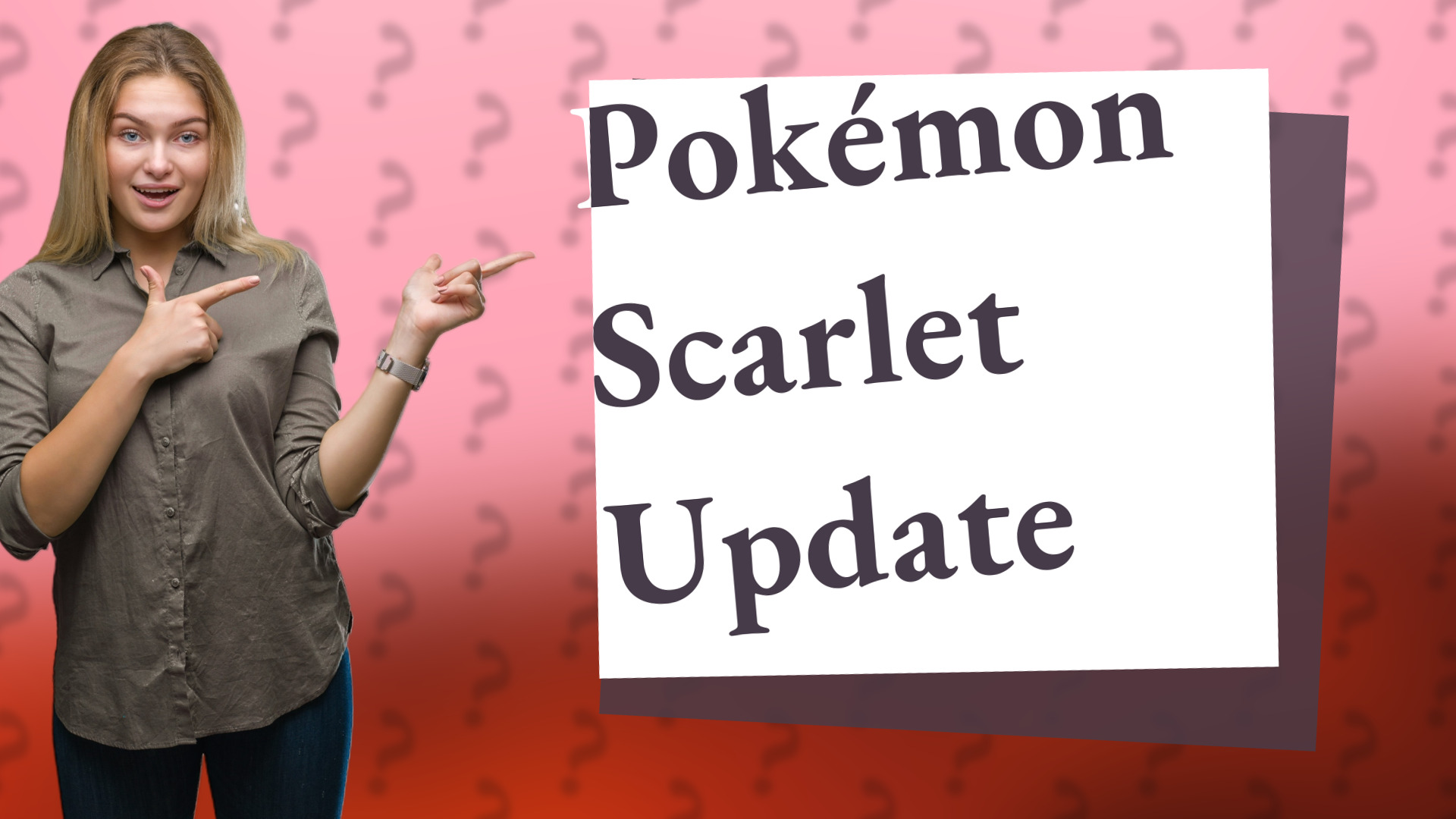 Pokémon Scarlet Update