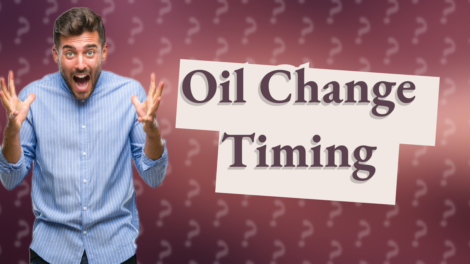 Oil Change Timing