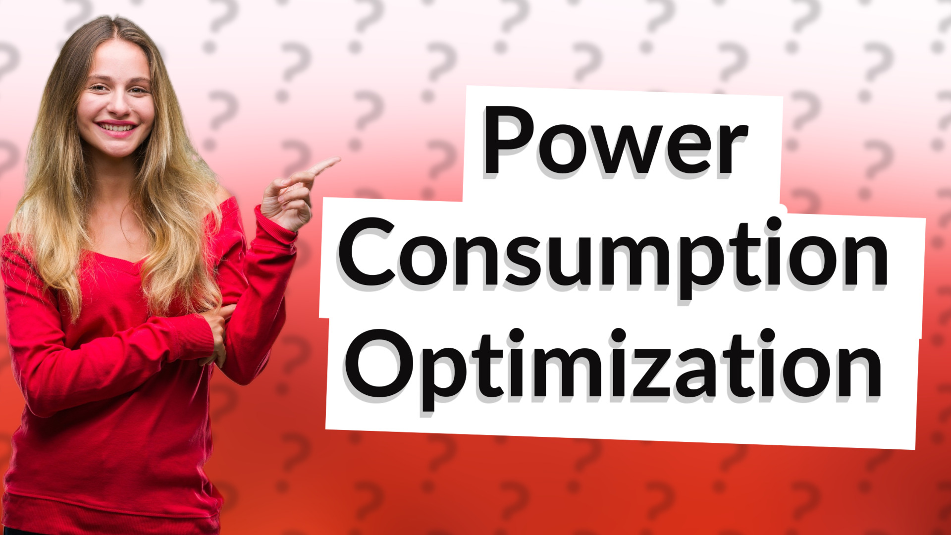 Power Consumption Optimization