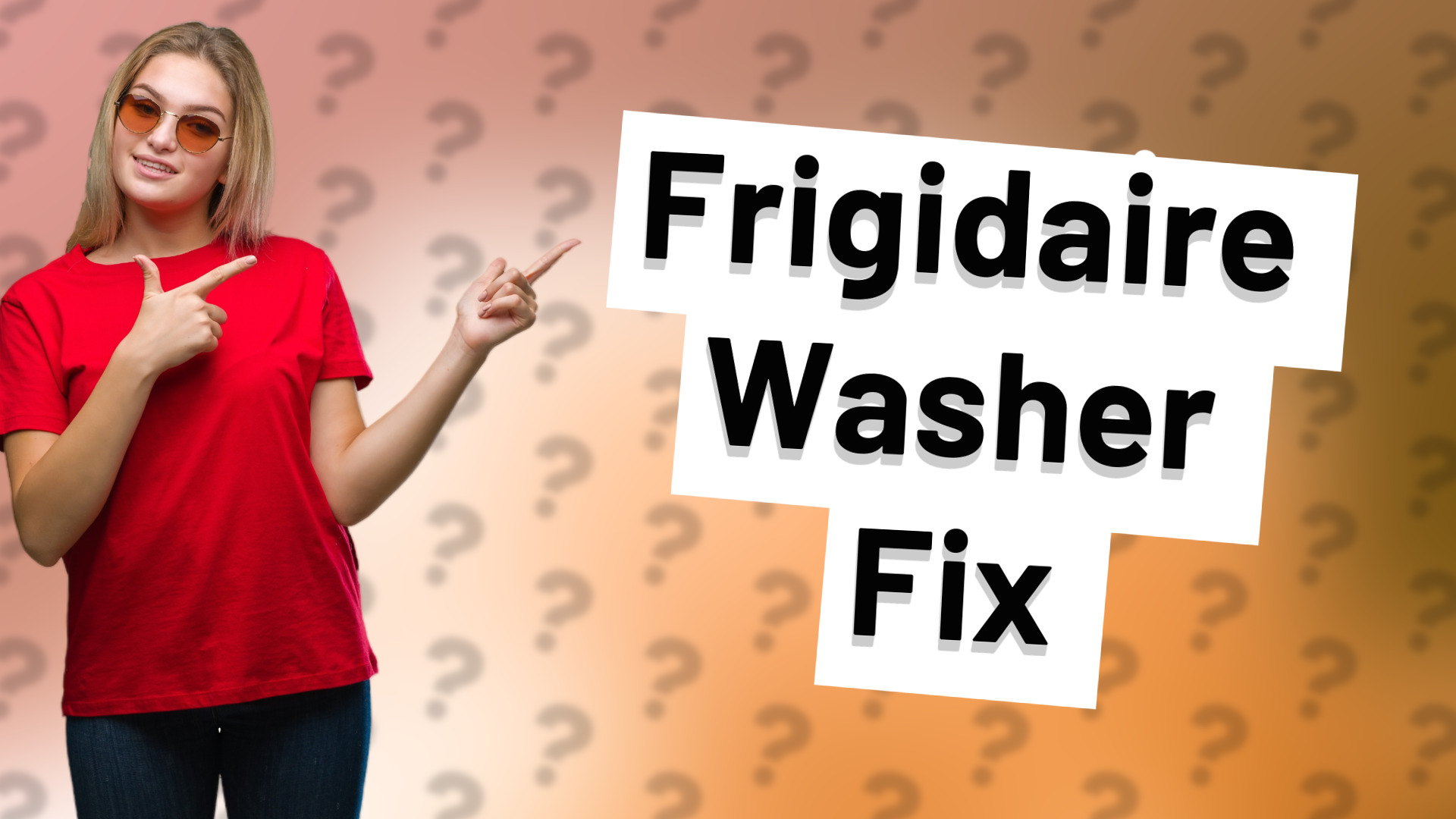 Frigidaire Washer Fix