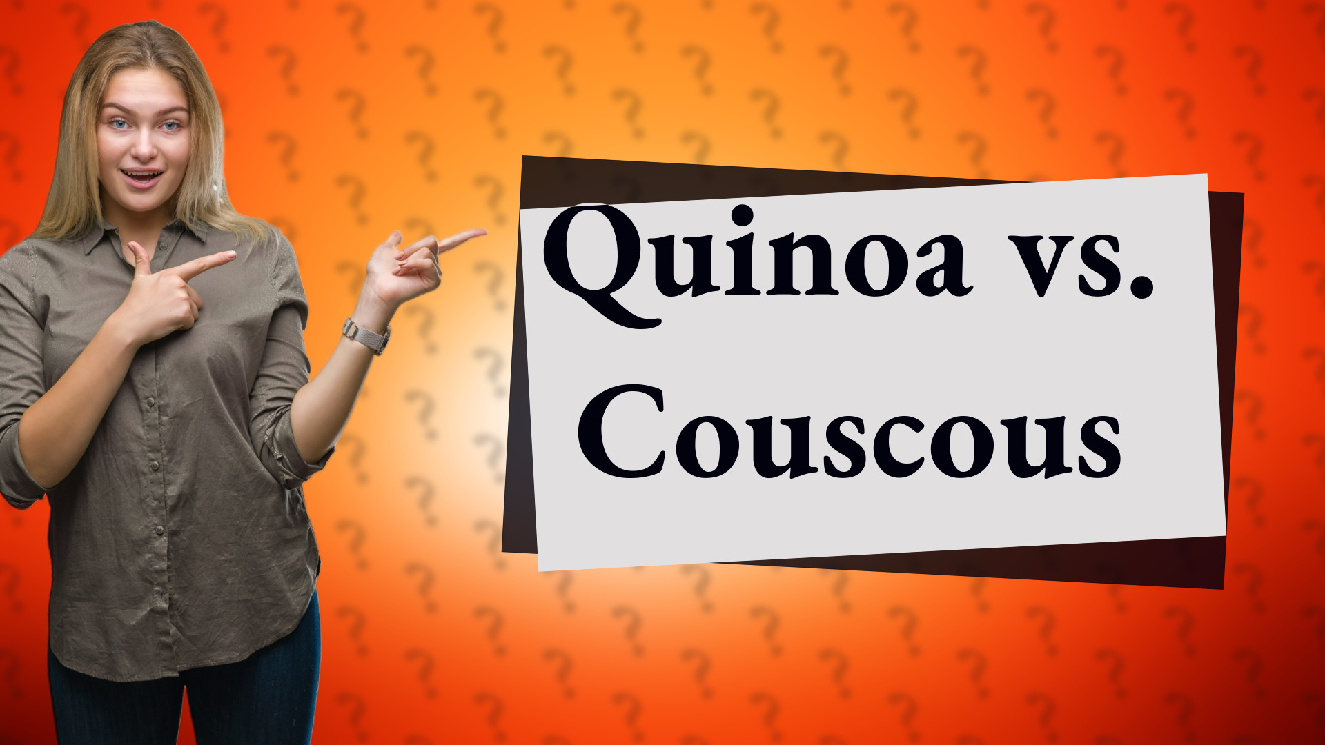 Quinoa vs. Couscous