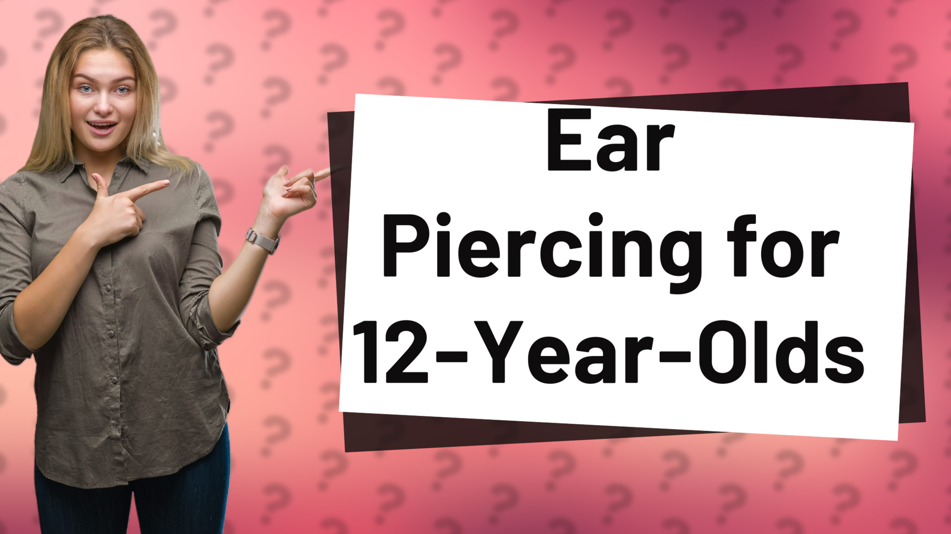 Ear Piercing for 12-Year-Olds