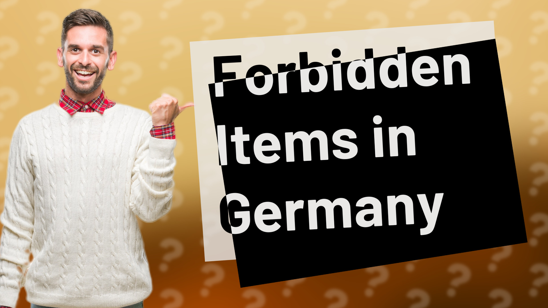 Forbidden Items in Germany
