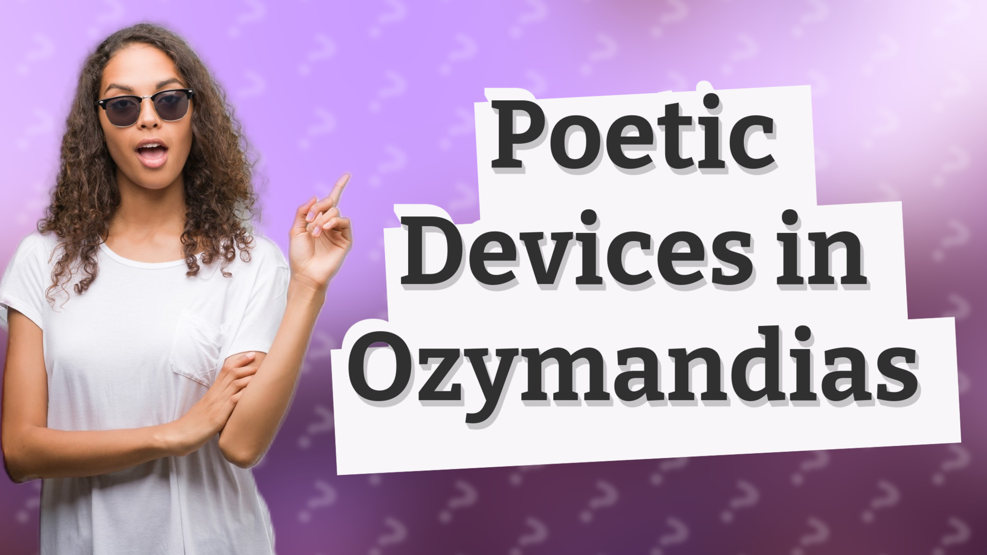 Poetic Devices in Ozymandias
