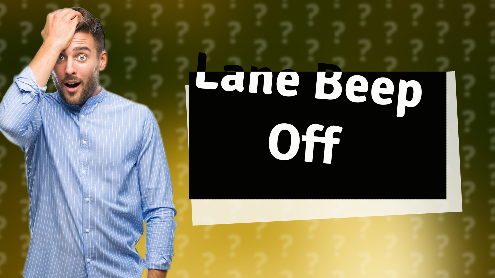 Lane Beep Off