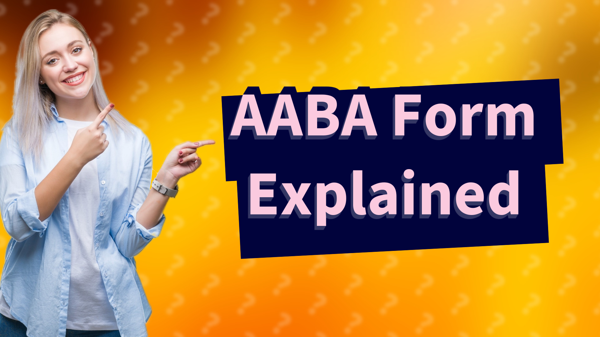AABA Form Explained
