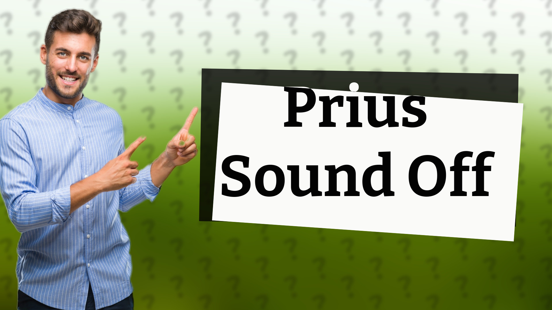 Prius Sound Off