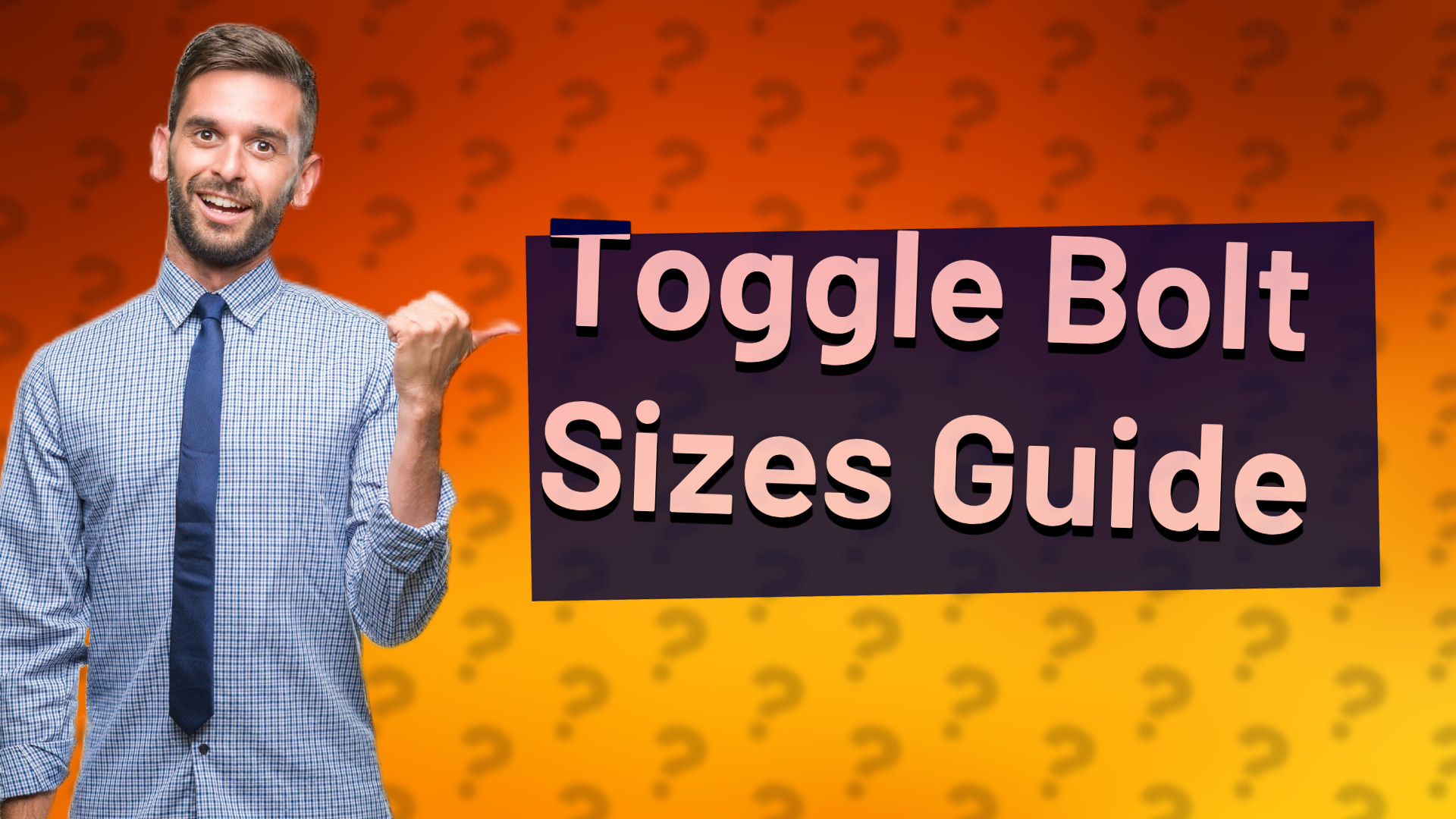 Toggle Bolt Sizes Guide