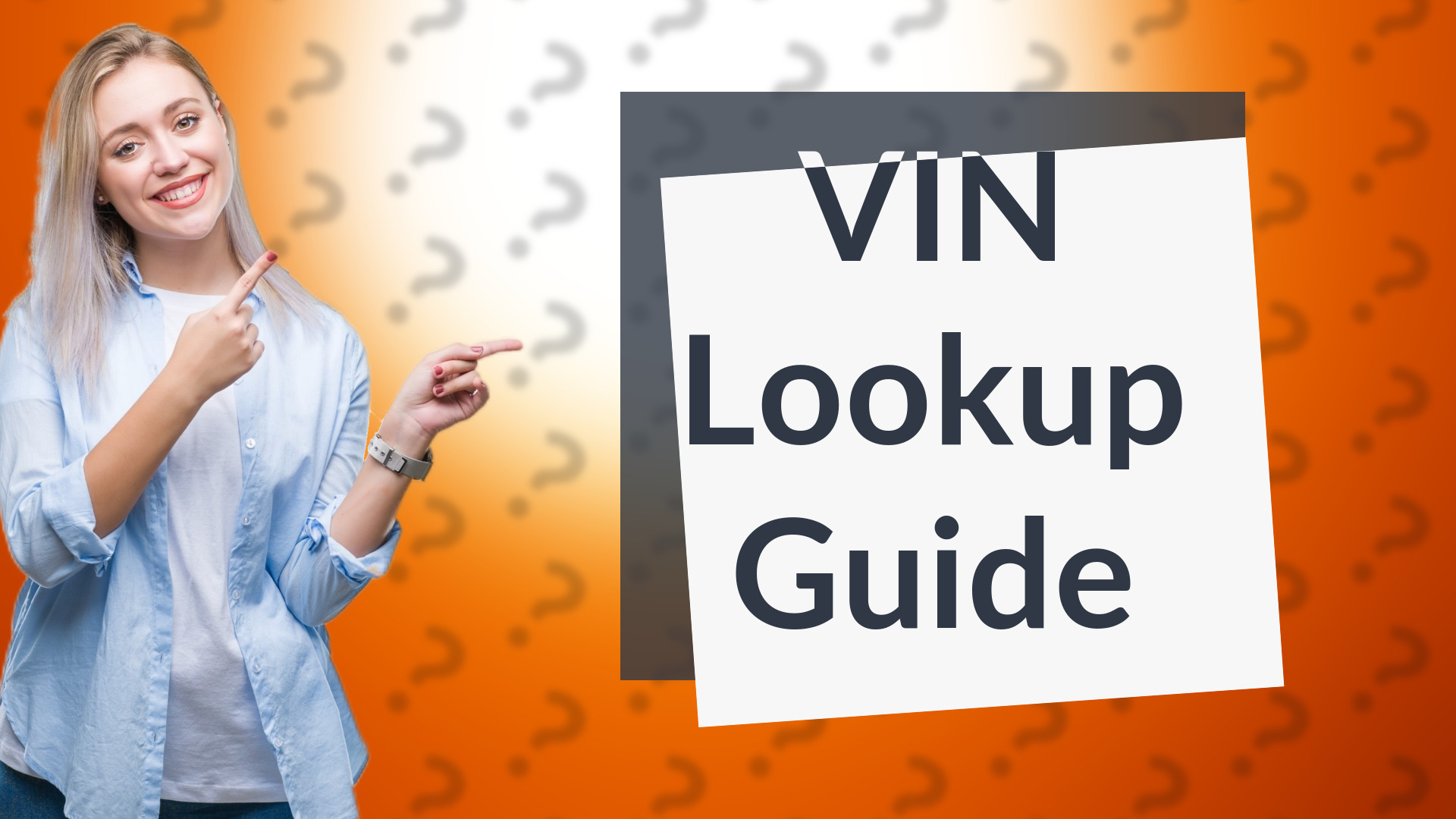 VIN Lookup Guide