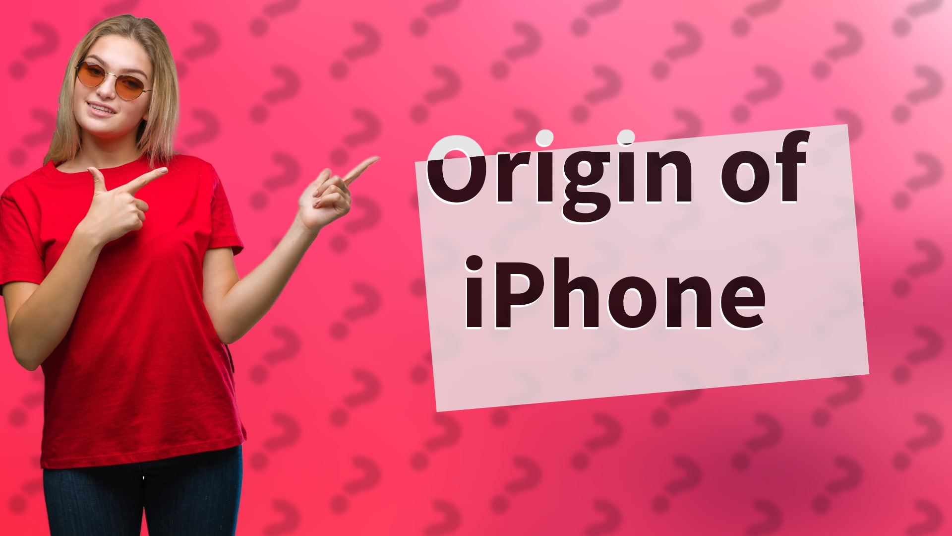 Origin of iPhone