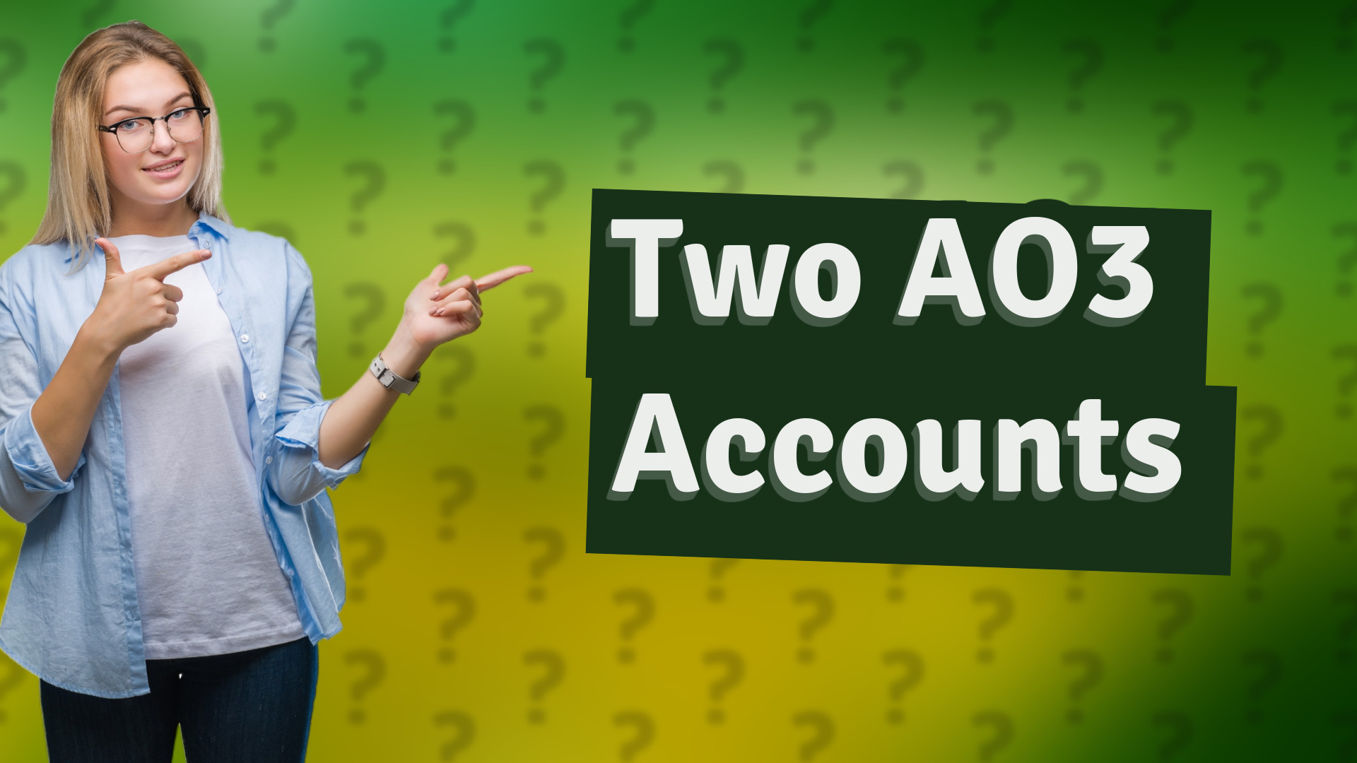 Two AO3 Accounts