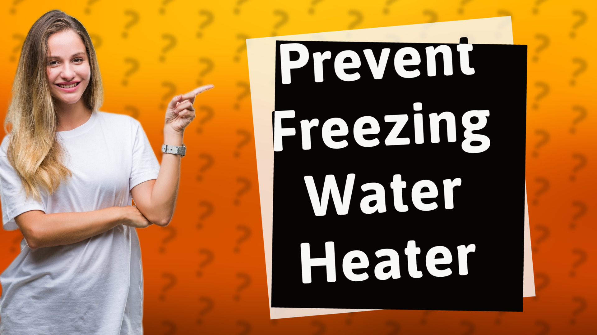 Prevent Freezing Water Heater