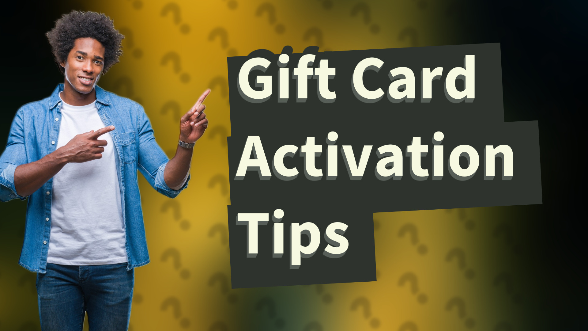 Gift Card Activation Tips