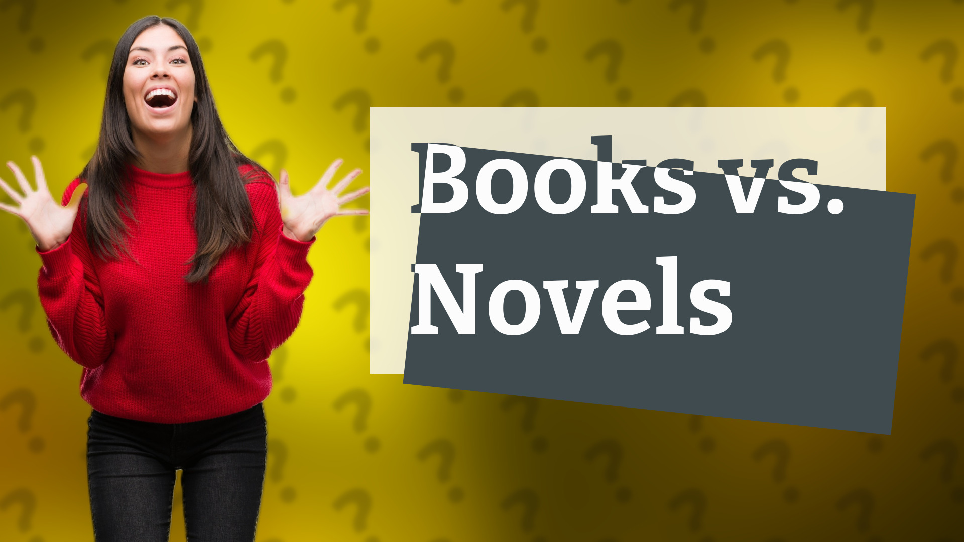 Books vs. Novels