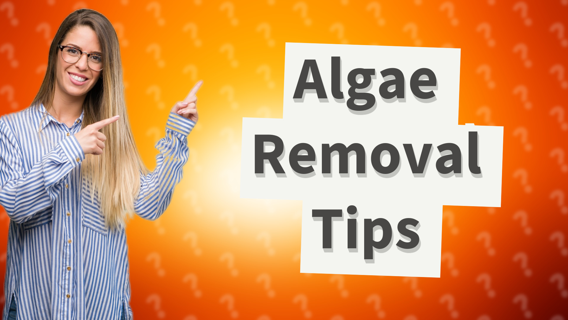 Algae Removal Tips