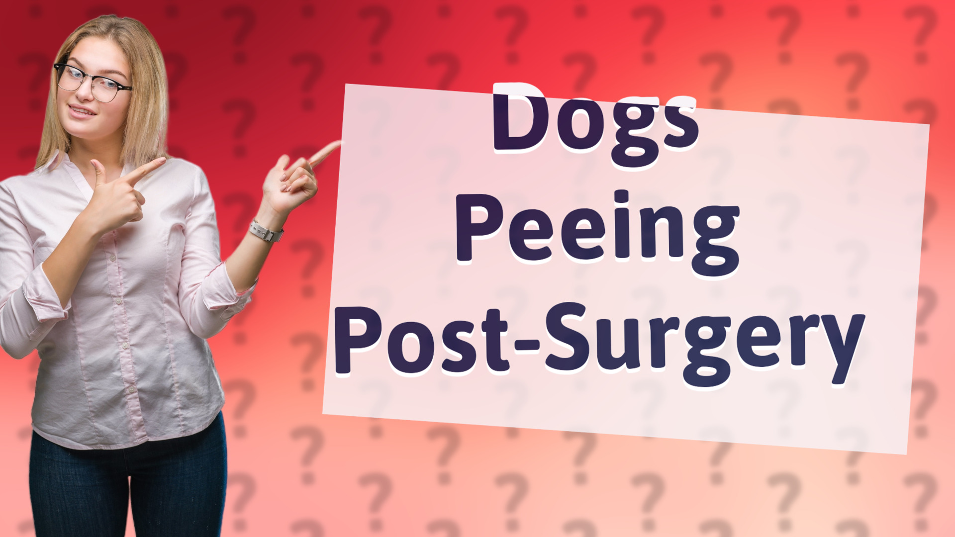 Dogs Peeing Post-Surgery