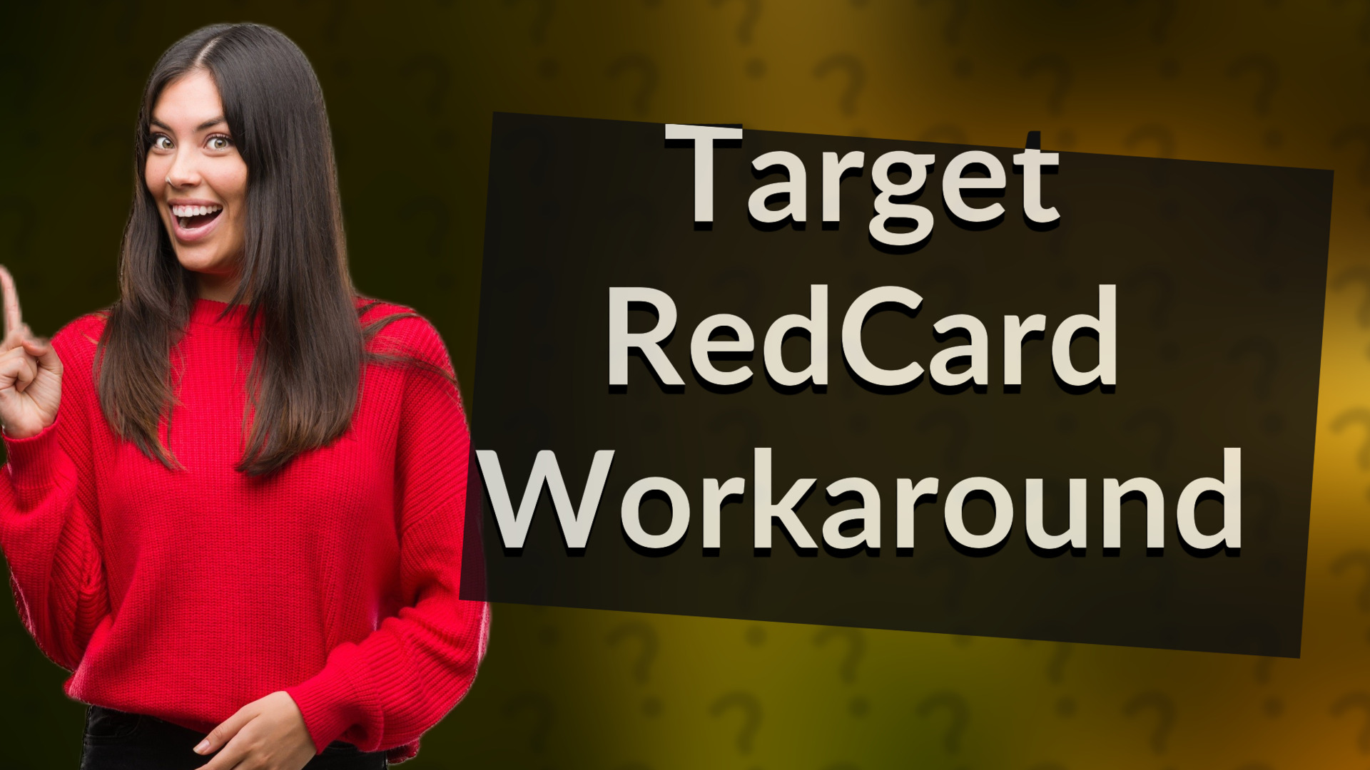 Target RedCard Workaround