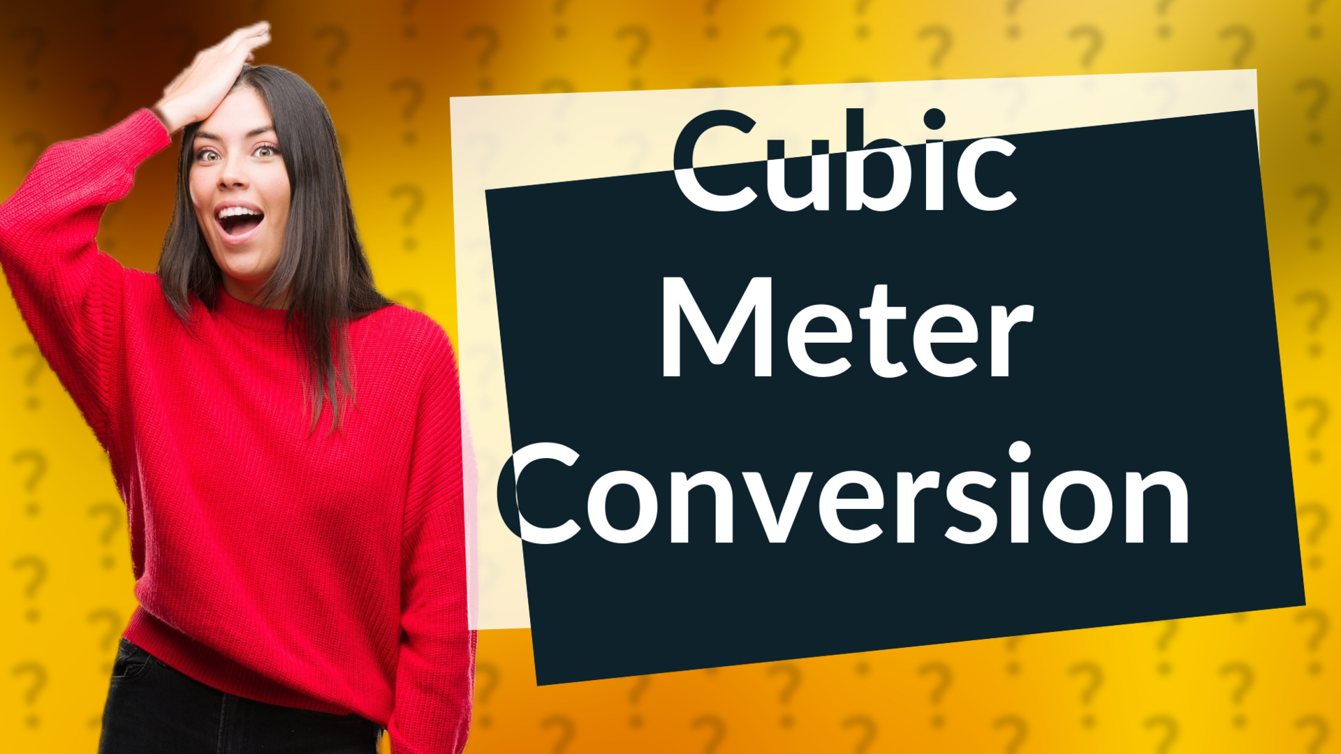 Cubic Meter Conversion
