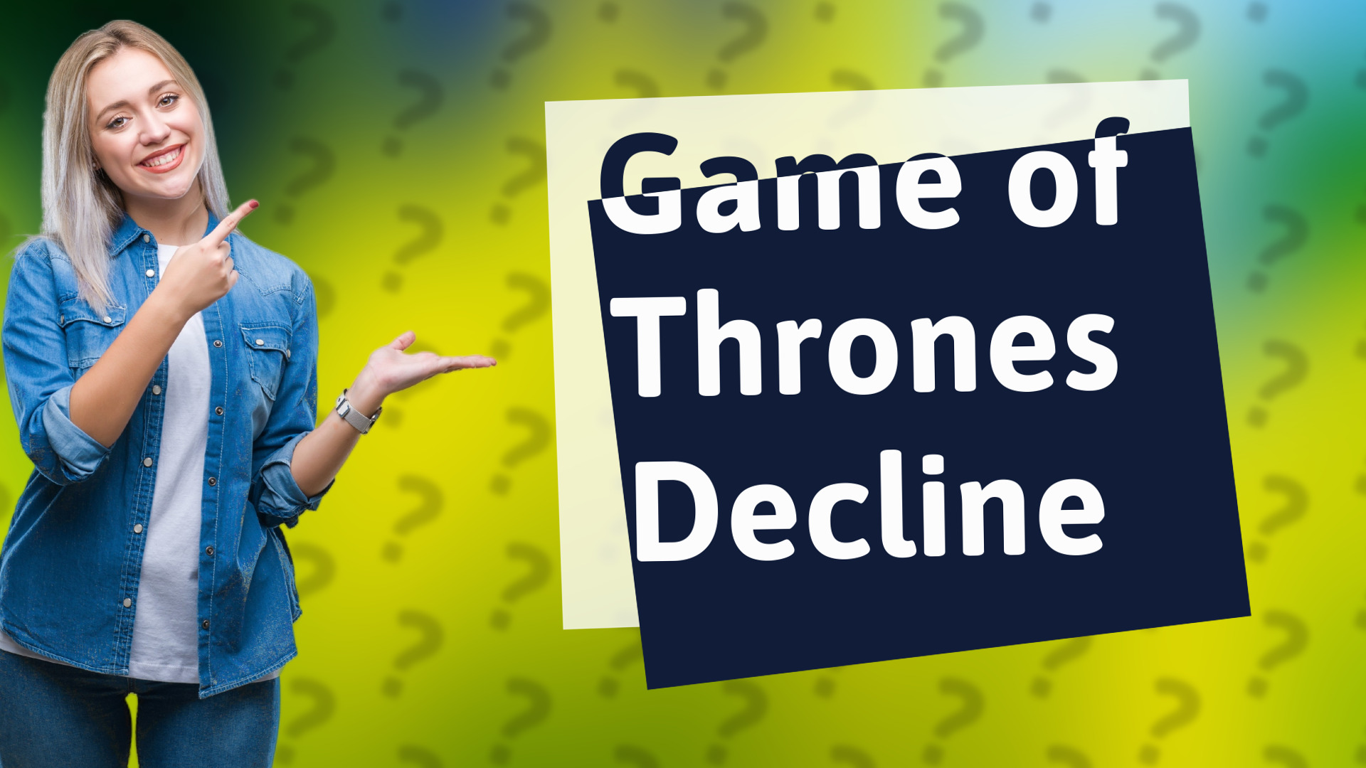 Game of Thrones Decline