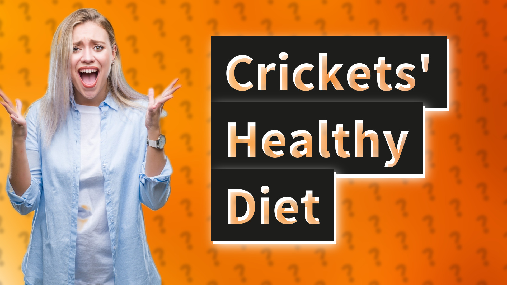 Crickets' Healthy Diet