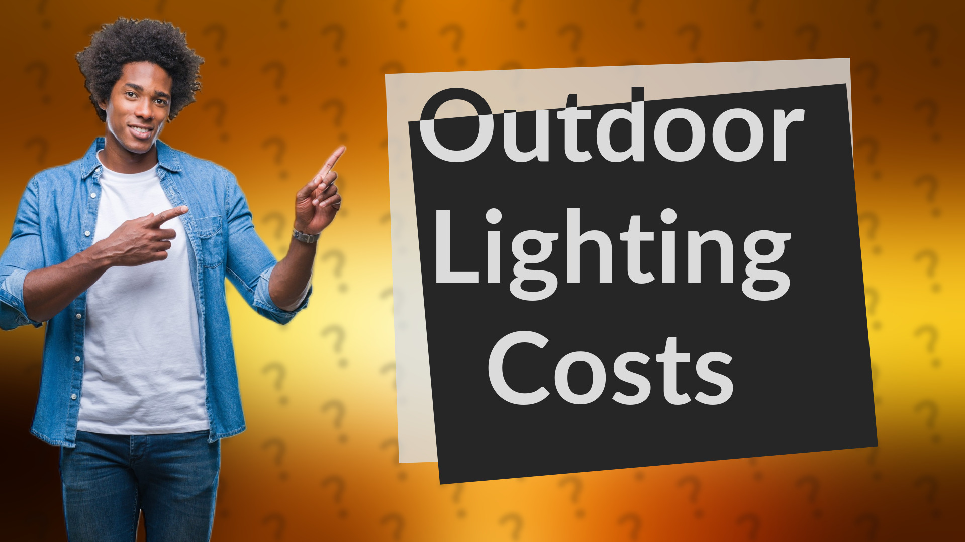 Outdoor Lighting Costs