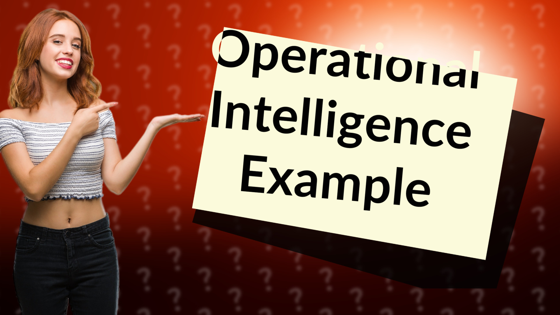 Operational Intelligence Example
