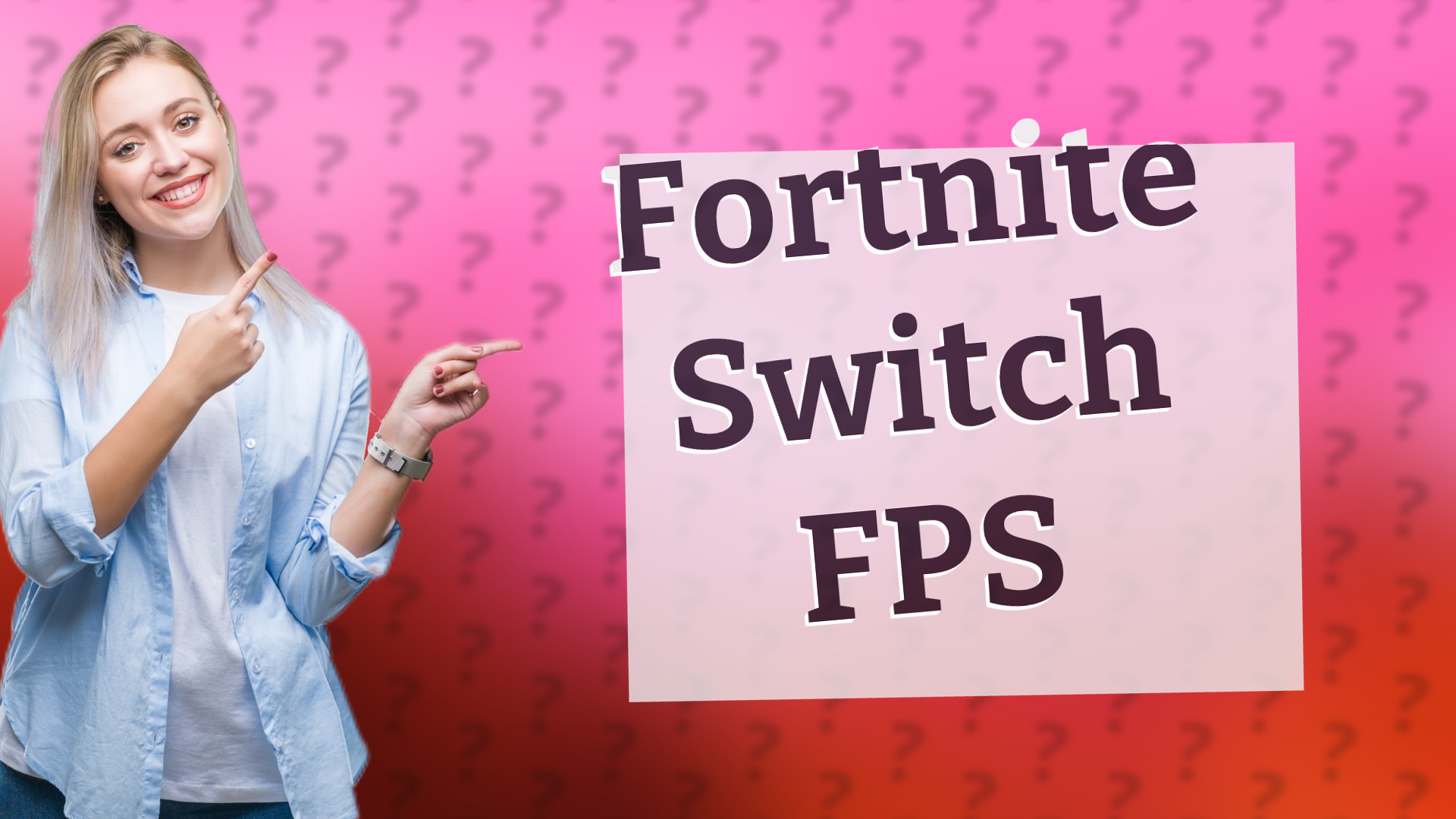 Fortnite Switch FPS