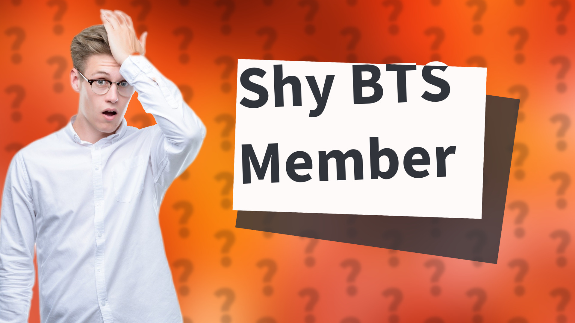 Shy BTS Member