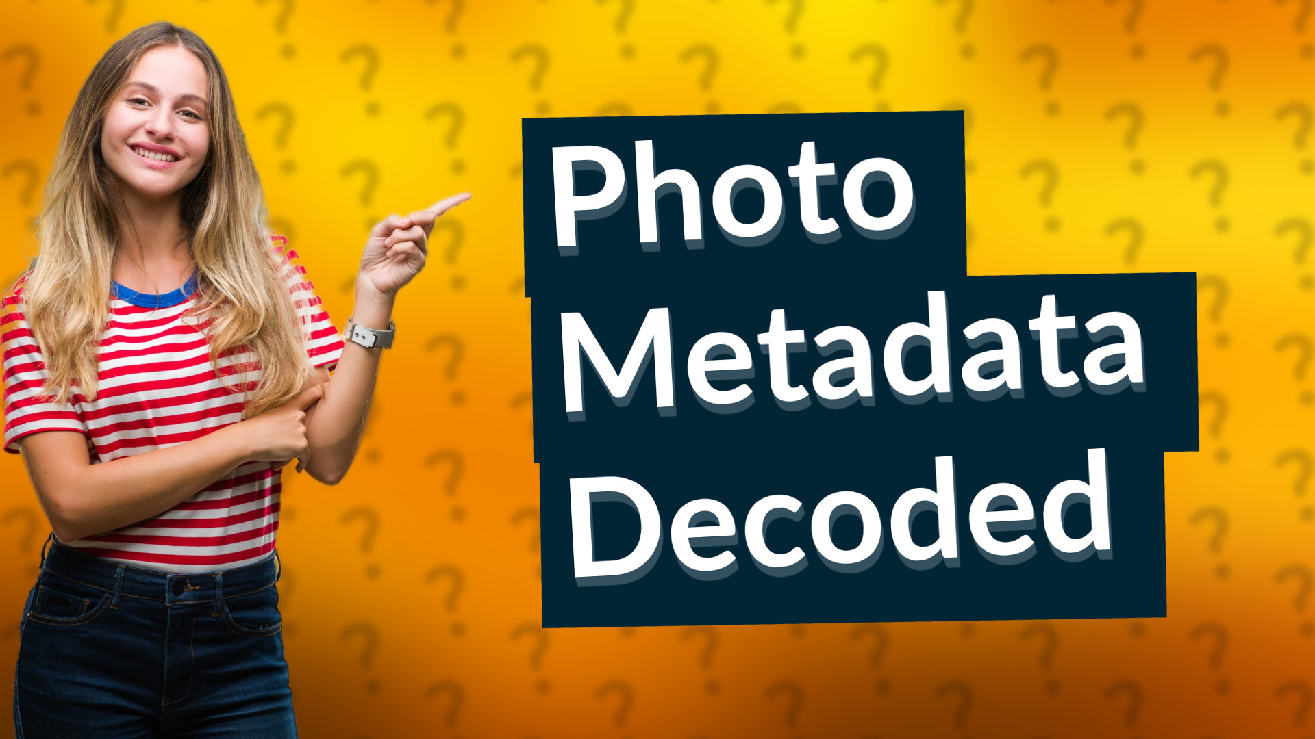 Photo Metadata Decoded