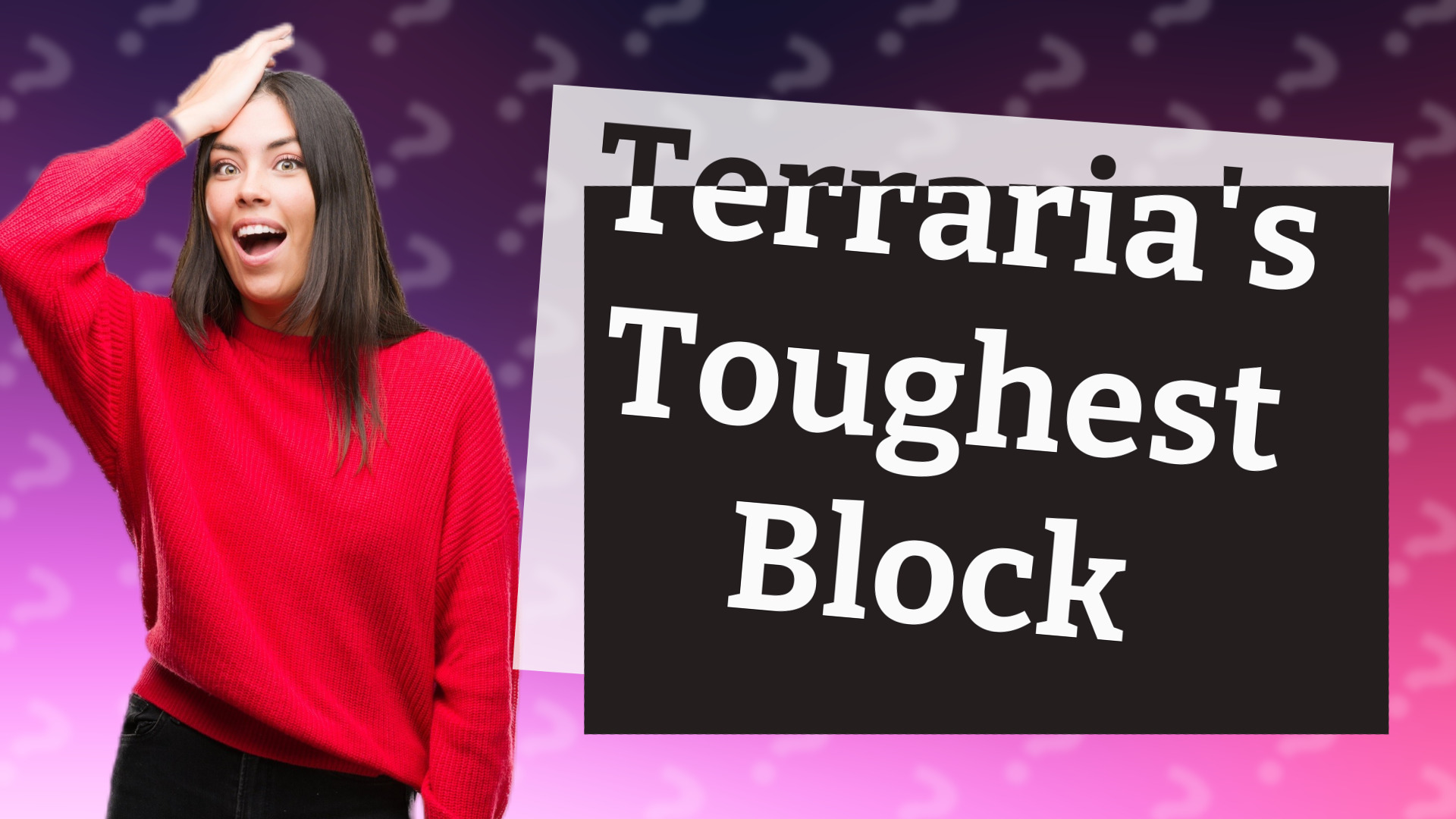 Terraria's Toughest Block