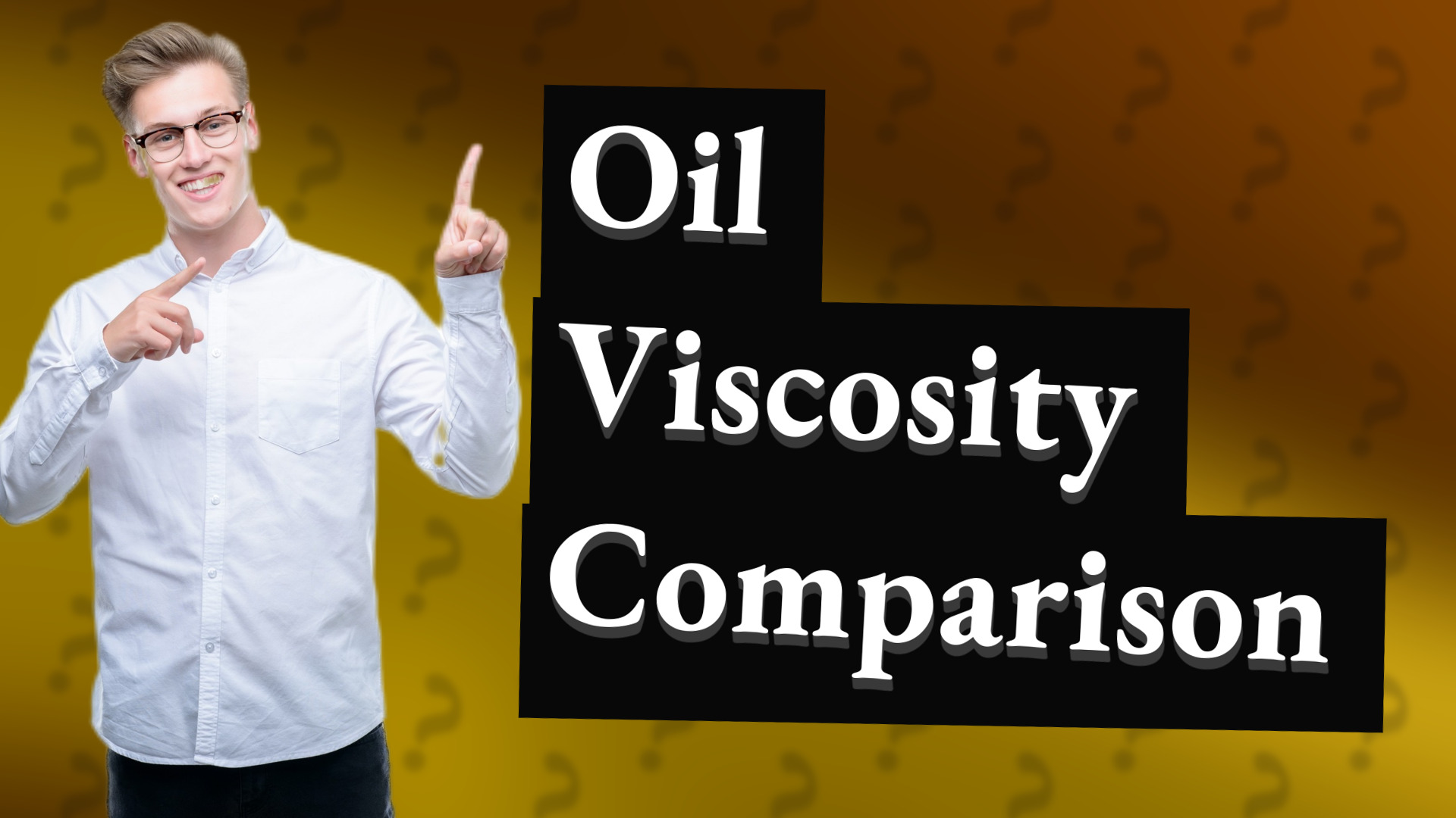 Oil Viscosity Comparison