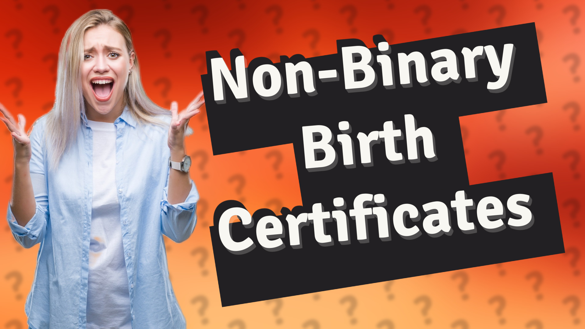 Non-Binary Birth Certificates