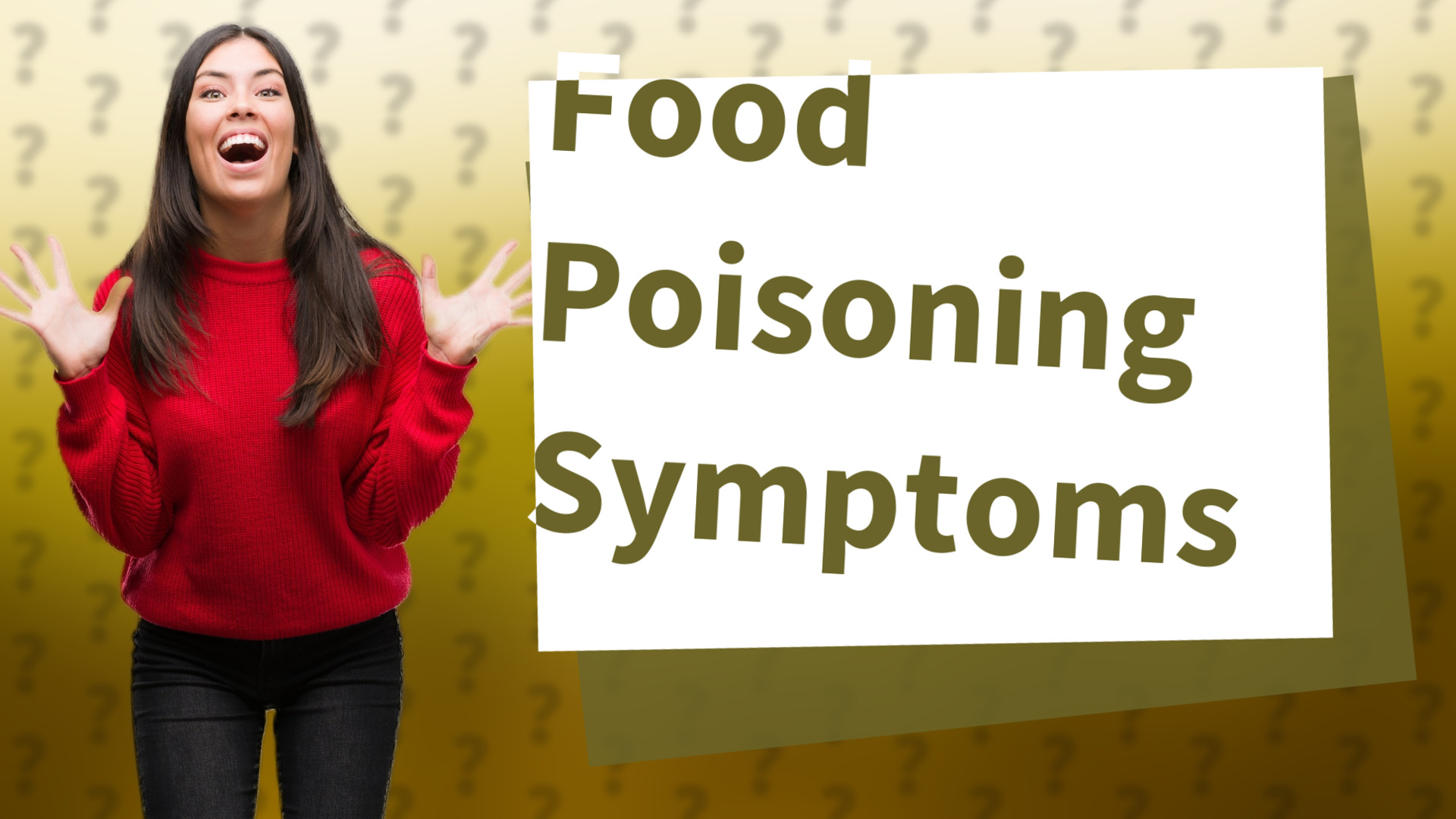 Food Poisoning Symptoms